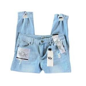 YDX Smart Jeans Casual Stretchy Ripped Cropped Pants Size 9/10